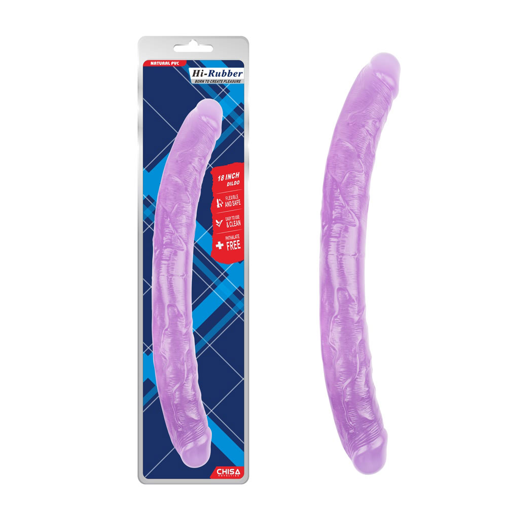 18-calowe dildo-fioletowe