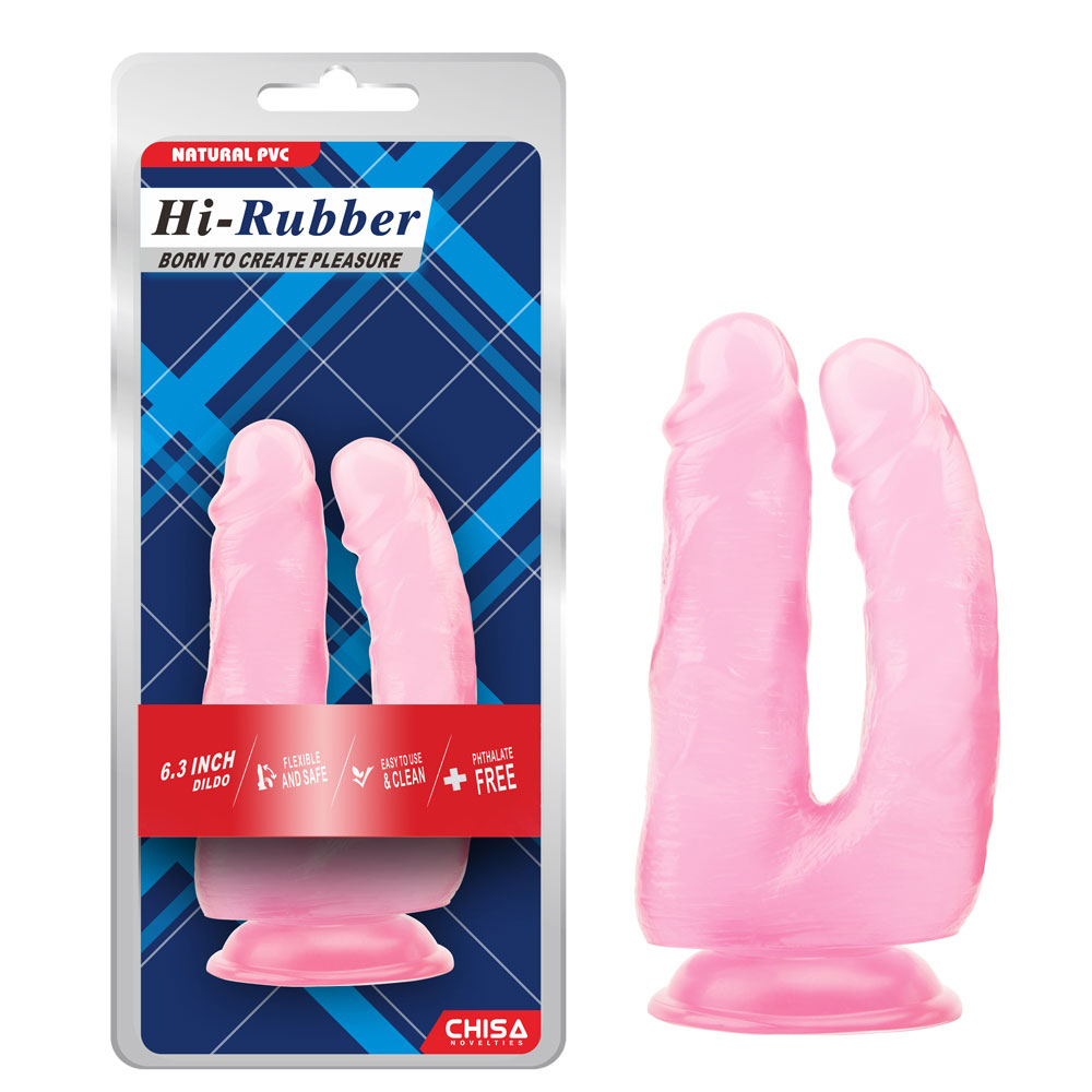 6,3 cala Dildo-różowy