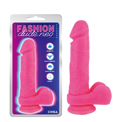 8,2-calowy penis o podwójnej gęstości w kolorze różowym