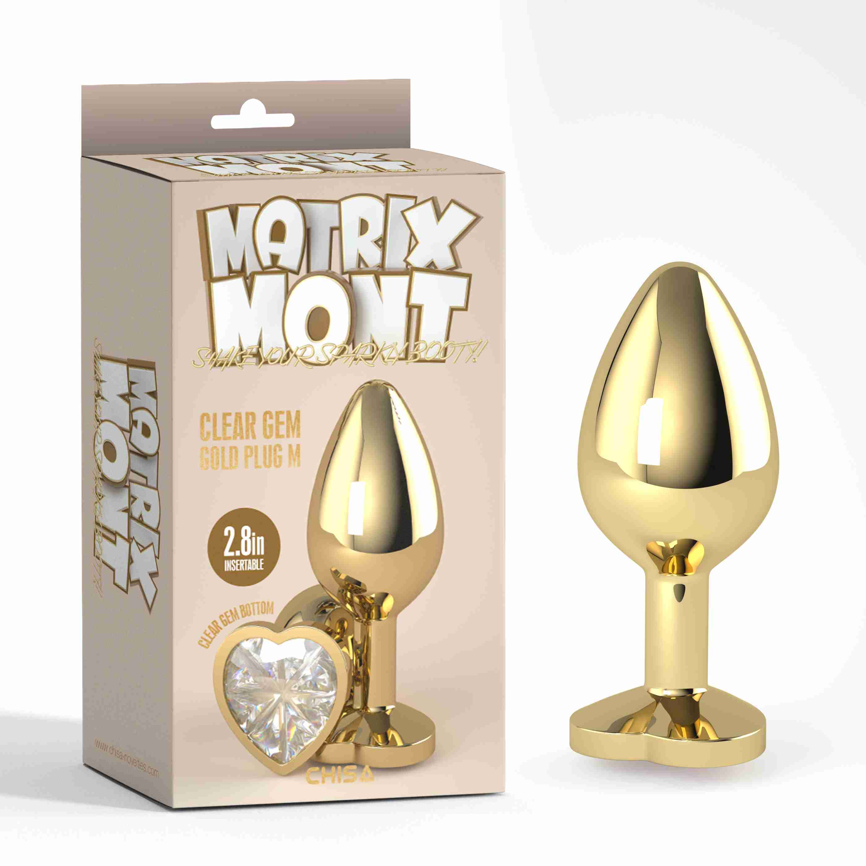 Wtyczka Clear Heart Gem M