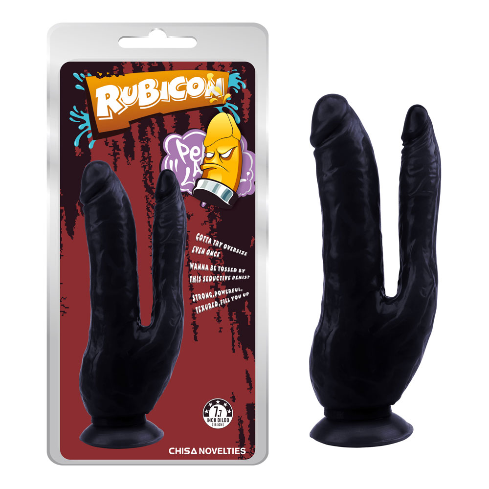 Dark Magic Podwójny Penis-Czarny