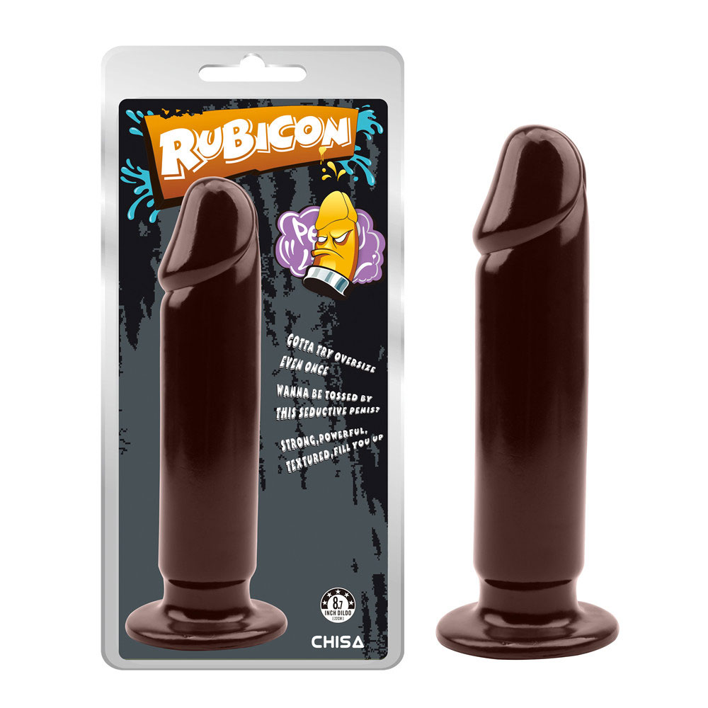 Evil Dildo Plug XL-brązowy