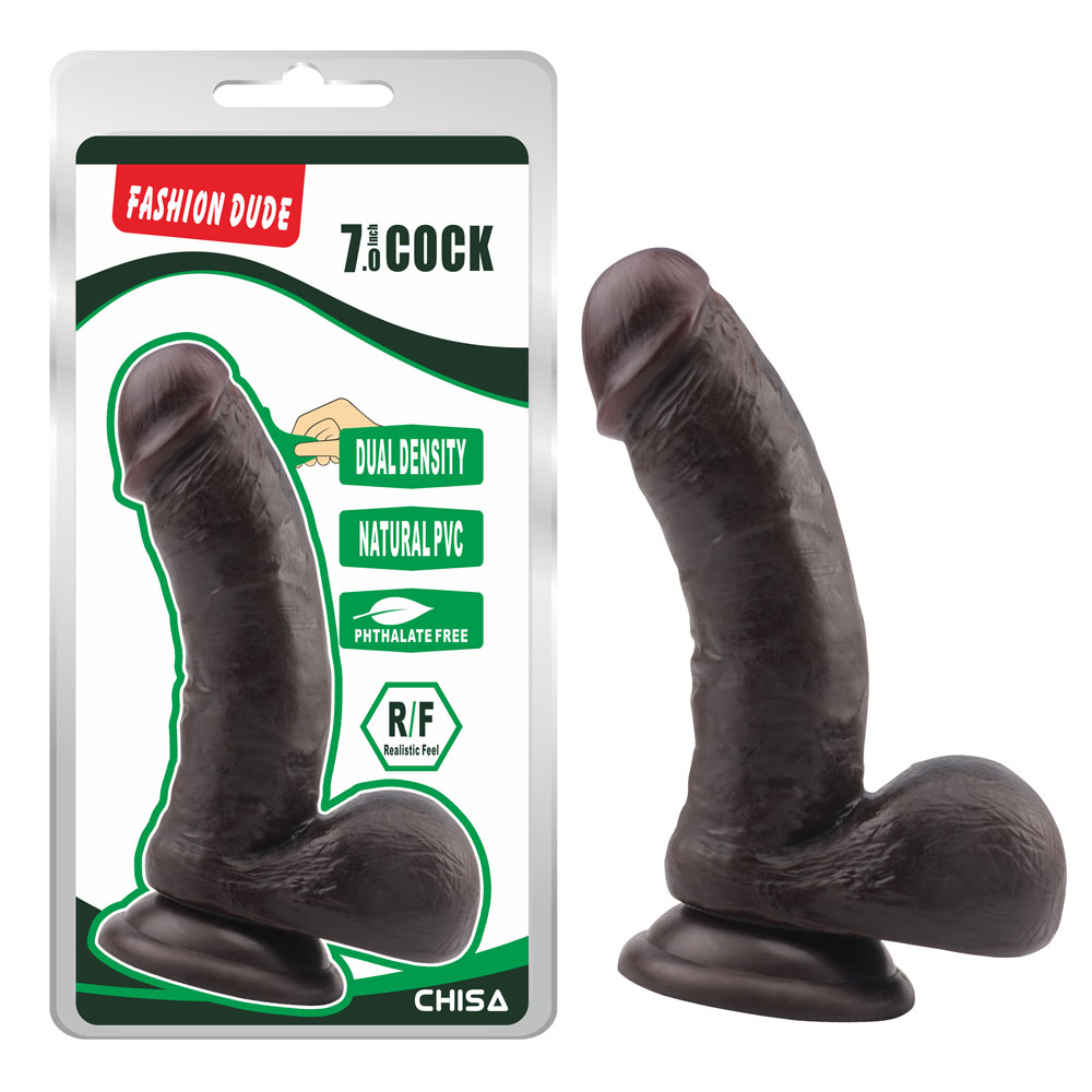 Fashion Dude-7,0 Cal Cock-Brązowy