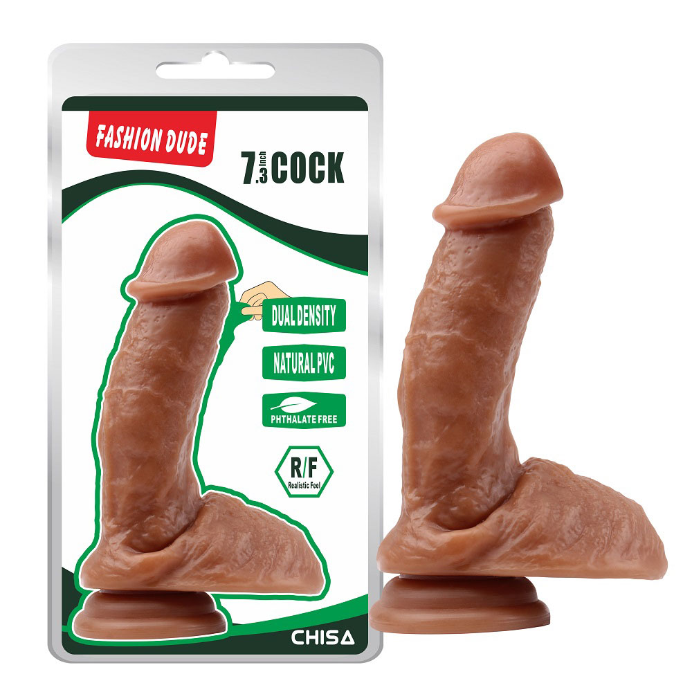 Fashion Dude- 7,3 cala Cock-Brązowy