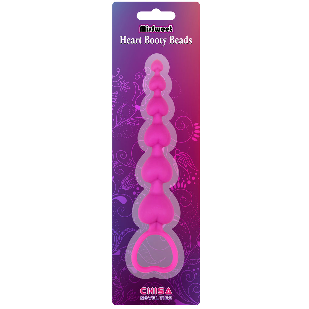 Heart Booty Beads-Różowy