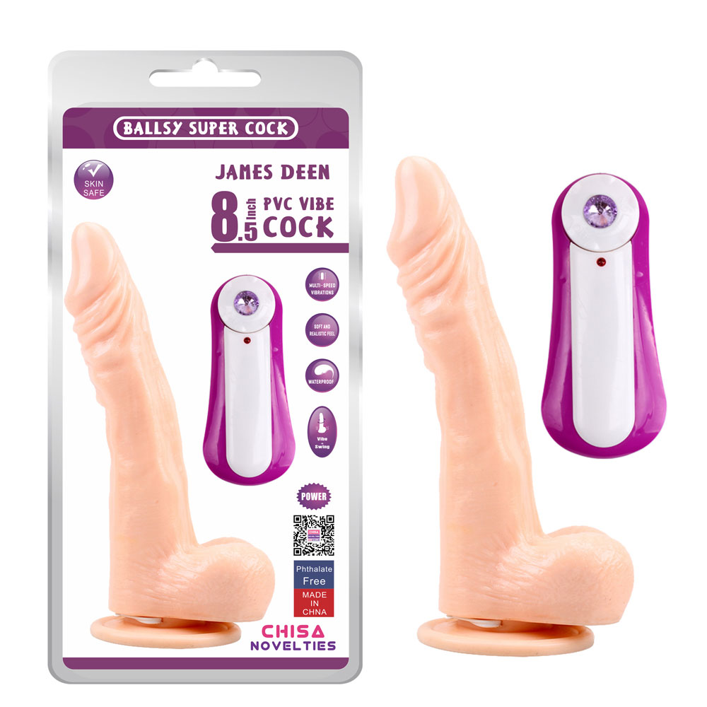 JAMES DEEN 8.5 Wibracyjne Dildo